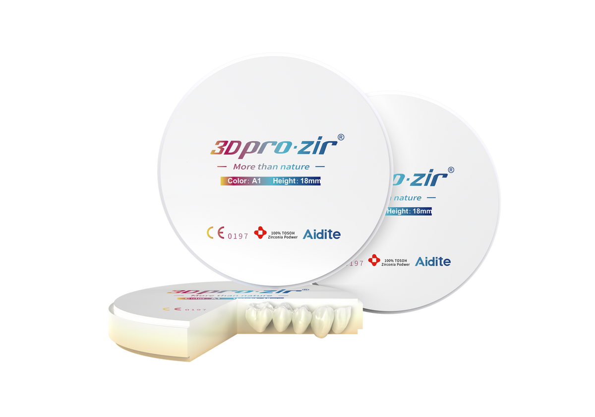 Aidite 3D Pro-Zir Multilayer Zirconia – Voxel Dental
