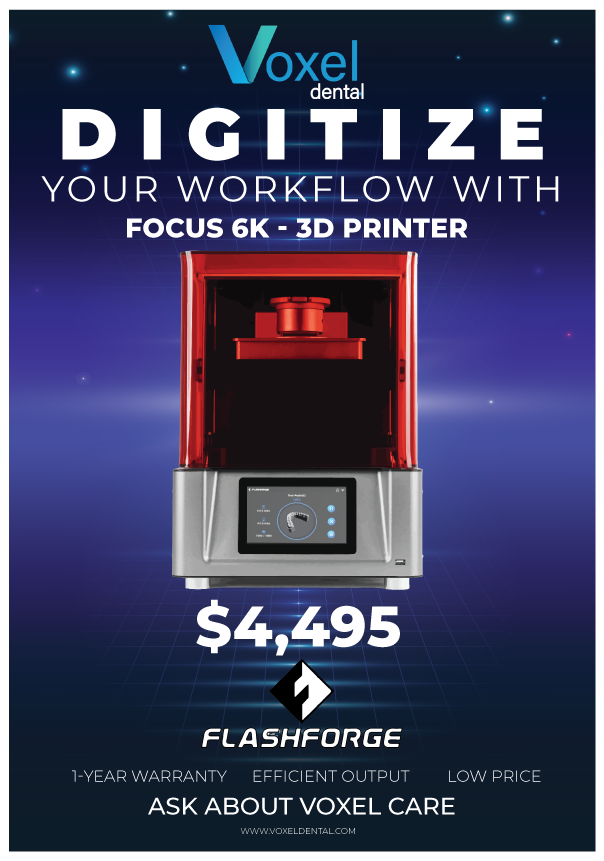 Focus 6K Dental 3D Printer
