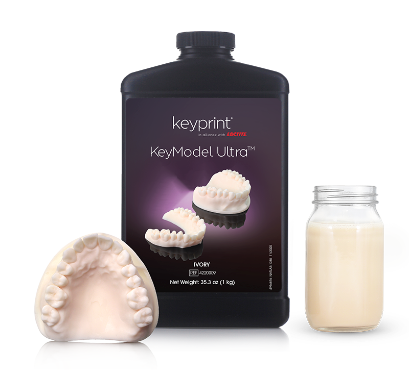 Keystone Key Mask KeyModel Ultra 3D Printing Dental Resin - 1 Kg – Voxel Dental