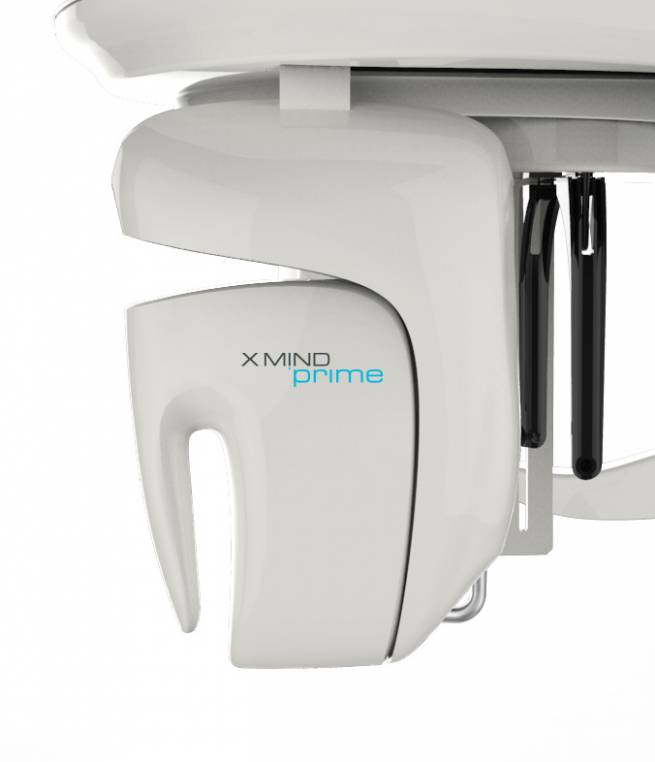 A close up photo of the Acteon X Mind Prime with CEPH x-ray machine